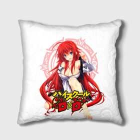 Подушка 3D с принтом High School DxD, Риас в городе Новоалтайск, наволочка – 100% полиэстер, наполнитель – холлофайбер (легкий наполнитель, не вызывает аллергию). | состоит из подушки и наволочки. Наволочка на молнии, легко снимается для стирки | high school dxd | highschool dxd | rias gremory | аниме | демоны старшей школы | манга | ранобэ | риас | риас гремори | старшая школа dxd | старшая школа демоны против падших | хай сукуру dxd