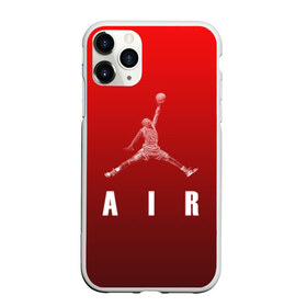 Чехол для iPhone 11 Pro Max матовый с принтом MICHAEL JORDAN в городе Новоалтайск, Силикон |  | Тематика изображения на принте: 23 | bulls | chicago bulls | jordan | logo | michael jordan | nba | paris saint germain | psg | red | sport | быки | джордан | лого | майкл джордан | псг | спорт | чигаго буллс