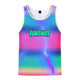 Мужская майка 3D с принтом FORTNITE в городе Новоалтайск, 100% полиэстер | круглая горловина, приталенный силуэт, длина до линии бедра. Пройма и горловина окантованы тонкой бейкой | battle royale | fortnite | fortnite battle royale | futuresynth | game | outrun | retrowave | synth | synthwave | игры | ретровейв | синтвейв | фортнайт