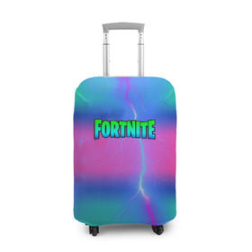 Чехол для чемодана 3D с принтом FORTNITE в городе Новоалтайск, 86% полиэфир, 14% спандекс | двустороннее нанесение принта, прорези для ручек и колес | battle royale | fortnite | fortnite battle royale | futuresynth | game | outrun | retrowave | synth | synthwave | игры | ретровейв | синтвейв | фортнайт