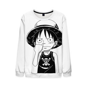 Мужской свитшот 3D с принтом One Piece в городе Новоалтайск, 100% полиэстер с мягким внутренним слоем | круглый вырез горловины, мягкая резинка на манжетах и поясе, свободная посадка по фигуре | monkey d. luffy | one piece | tony tony chopper | аниме | большой куш | ван пис | ванпис | манга | манки д. луффи | пираты | пираты соломенной шляпы | тони тони чоппер