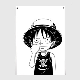 Постер с принтом One Piece в городе Новоалтайск, 100% бумага
 | бумага, плотность 150 мг. Матовая, но за счет высокого коэффициента гладкости имеет небольшой блеск и дает на свету блики, но в отличии от глянцевой бумаги не покрыта лаком | monkey d. luffy | one piece | tony tony chopper | аниме | большой куш | ван пис | ванпис | манга | манки д. луффи | пираты | пираты соломенной шляпы | тони тони чоппер