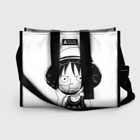 Сумка-шоппер 3D с принтом One Piece в городе Новоалтайск, 100% полиэстер | застегивается на металлическую кнопку; внутренний карман застегивается на молнию. Стенки укреплены специальным мягким материалом, чтобы защитить содержимое от несильных ударов
 | monkey d. luffy | one piece | tony tony chopper | аниме | большой куш | ван пис | ванпис | манга | манки д. луффи | пираты | пираты соломенной шляпы | тони тони чоппер