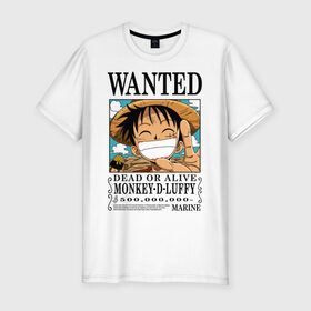 Мужская футболка премиум с принтом One Piece в городе Новоалтайск, 92% хлопок, 8% лайкра | приталенный силуэт, круглый вырез ворота, длина до линии бедра, короткий рукав | Тематика изображения на принте: monkey d. luffy | one piece | tony tony chopper | аниме | большой куш | ван пис | ванпис | манга | манки д. луффи | пираты | пираты соломенной шляпы | тони тони чоппер