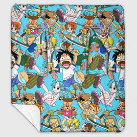 Плед с рукавами с принтом One Piece в городе Новоалтайск, 100% полиэстер | Закругленные углы, все края обработаны. Ткань не мнется и не растягивается. Размер 170*145 | monkey d. luffy | one piece | tony tony chopper | аниме | большой куш | ван пис | ванпис | манга | манки д. луффи | пираты | пираты соломенной шляпы | тони тони чоппер