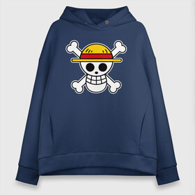 Женское худи Oversize хлопок с принтом One Piece в городе Новоалтайск, френч-терри — 70% хлопок, 30% полиэстер. Мягкий теплый начес внутри —100% хлопок | боковые карманы, эластичные манжеты и нижняя кромка, капюшон на магнитной кнопке | monkey d. luffy | one piece | tony tony chopper | аниме | большой куш | ван пис | ванпис | манга | манки д. луффи | пираты | пираты соломенной шляпы | тони тони чоппер