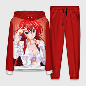 Женский костюм 3D (с толстовкой) с принтом High School DxD, Риас в городе Новоалтайск,  |  | high school dxd | highschool dxd | rias gremory | аниме | демоны старшей школы | манга | ранобэ | риас | риас гремори | старшая школа dxd | старшая школа демоны против падших | хай сукуру dxd