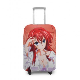 Чехол для чемодана 3D с принтом High School DxD, Риас в городе Новоалтайск, 86% полиэфир, 14% спандекс | двустороннее нанесение принта, прорези для ручек и колес | high school dxd | highschool dxd | rias gremory | аниме | демоны старшей школы | манга | ранобэ | риас | риас гремори | старшая школа dxd | старшая школа демоны против падших | хай сукуру dxd