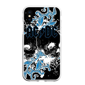 Чехол для iPhone XS Max матовый с принтом AC DC в городе Новоалтайск, Силикон | Область печати: задняя сторона чехла, без боковых панелей | Тематика изображения на принте: ac dc | acdc | back in black | columbia | epic | force | guitar | pop | rock | vevo | ангус | блюз | рок | хард | янг