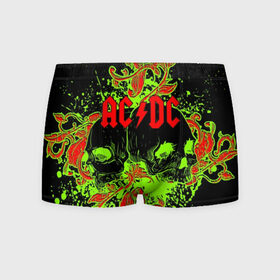 Мужские трусы 3D с принтом AC/DC в городе Новоалтайск, 50% хлопок, 50% полиэстер | классическая посадка, на поясе мягкая тканевая резинка | ac dc | acdc | back in black | columbia | epic | force | guitar | pop | rock | vevo | ангус | блюз | рок | хард | янг