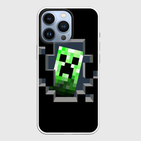 Чехол для iPhone 13 Pro с принтом Майнкрафт, Крипер в городе Новоалтайск,  |  | creeper | minecraft | игры | компьютерные игры | крипер | майнкрафт | мобы майнкрафт