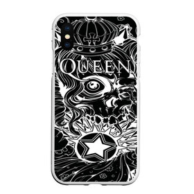 Чехол для iPhone XS Max матовый с принтом Queen в городе Новоалтайск, Силикон | Область печати: задняя сторона чехла, без боковых панелей | bohemian | brian | freddie | john | mercury | must go on | queen | rhapsody | roger | taylor | the miracle | the show | роджер тейлор | фредди меркьюри