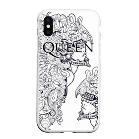 Чехол для iPhone XS Max матовый с принтом Queen в городе Новоалтайск, Силикон | Область печати: задняя сторона чехла, без боковых панелей | bohemian | brian | freddie | john | mercury | must go on | queen | rhapsody | roger | taylor | the miracle | the show | роджер тейлор | фредди меркьюри