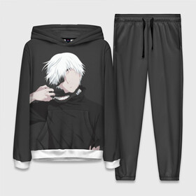 Женский костюм 3D (с толстовкой) с принтом Kaneki Ken снимает маску в городе Новоалтайск,  |  | anteiku | ghoul | kaneki | ken | tokyo | антейку | гуль | канеки | кен | токийский
