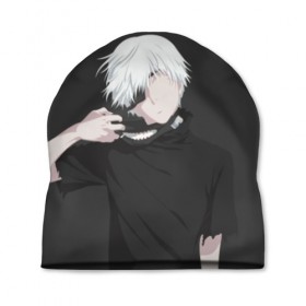 Шапка 3D с принтом Kaneki Ken в городе Новоалтайск, 100% полиэстер | универсальный размер, печать по всей поверхности изделия | anteiku | ghoul | kaneki | ken | tokyo | антейку | гуль | канеки | кен | токийский