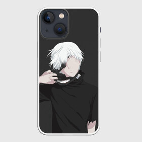 Чехол для iPhone 13 mini с принтом Kaneki Ken снимает маску в городе Новоалтайск,  |  | anteiku | ghoul | kaneki | ken | tokyo | антейку | гуль | канеки | кен | токийский