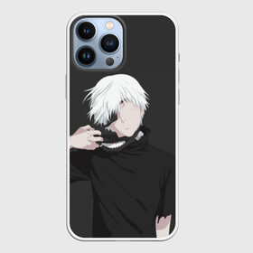 Чехол для iPhone 13 Pro Max с принтом Kaneki Ken снимает маску в городе Новоалтайск,  |  | Тематика изображения на принте: anteiku | ghoul | kaneki | ken | tokyo | антейку | гуль | канеки | кен | токийский