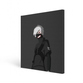 Холст квадратный с принтом Kaneki Ken в городе Новоалтайск, 100% ПВХ |  | anteiku | ghoul | kaneki | ken | tokyo | антейку | гуль | канеки | кен | токийский