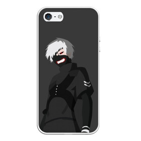 Чехол для iPhone 5/5S матовый с принтом Kaneki Ken в городе Новоалтайск, Силикон | Область печати: задняя сторона чехла, без боковых панелей | anteiku | ghoul | kaneki | ken | tokyo | антейку | гуль | канеки | кен | токийский
