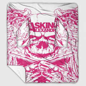 Плед с рукавами с принтом Asking Alexandria в городе Новоалтайск, 100% полиэстер | Закругленные углы, все края обработаны. Ткань не мнется и не растягивается. Размер 170*145 | aa | ben bruce | death | destiny | from | metal | rock | sumerian | to | йорк | метал | рок | хард | хеви | электроникор