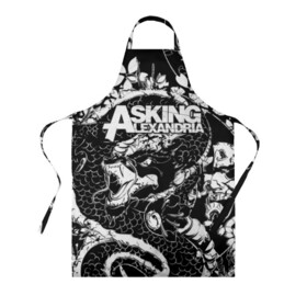 Фартук 3D с принтом Asking Alexandria в городе Новоалтайск, 100% полиэстер | общий размер — 65 х 85 см, ширина нагрудника — 26 см, горловина — 53 см, длина завязок — 54 см, общий обхват в поясе — 173 см. Принт на завязках и на горловине наносится с двух сторон, на основной части фартука — только с внешней стороны | aa | ben bruce | death | destiny | from | metal | rock | sumerian | to | йорк | метал | рок | хард | хеви | электроникор