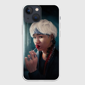 Чехол для iPhone 13 mini с принтом Suga в городе Новоалтайск,  |  | bts | jimin | jin | jungkook | k pop | kim taehyung | korean | suga | бтс | джонгук | ким сокчин | ким тэ хён | корейский поп | корея | мин юнги | пак | суга | чимин | чон