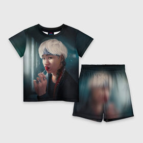 Детский костюм с шортами 3D с принтом Suga в городе Новоалтайск,  |  | bts | jimin | jin | jungkook | k pop | kim taehyung | korean | suga | бтс | джонгук | ким сокчин | ким тэ хён | корейский поп | корея | мин юнги | пак | суга | чимин | чон