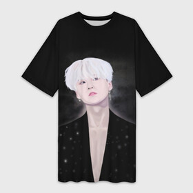 Платье-футболка 3D с принтом SUGA в городе Новоалтайск,  |  | bts | jimin | jin | jungkook | k pop | kim taehyung | korean | suga | бтс | джонгук | ким сокчин | ким тэ хён | корейский поп | корея | мин юнги | пак | суга | чимин | чон