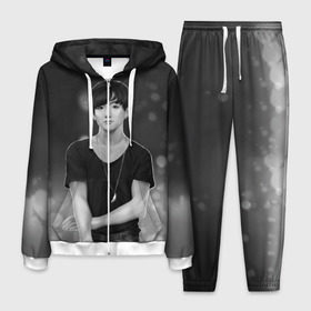 Мужской костюм 3D с принтом BTS Jungkook в городе Новоалтайск, 100% полиэстер | Манжеты и пояс оформлены тканевой резинкой, двухслойный капюшон со шнурком для регулировки, карманы спереди | bts | jimin | jin | jungkook | k pop | kim taehyung | korean | suga | бтс | джонгук | ким сокчин | ким тэ хён | корейский поп | корея | мин юнги | пак | суга | чимин | чон
