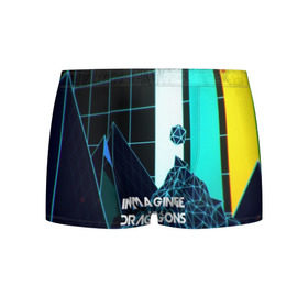 Мужские трусы 3D с принтом IMAGINE DRAGONS в городе Новоалтайск, 50% хлопок, 50% полиэстер | классическая посадка, на поясе мягкая тканевая резинка | destiny | from | imagine dragons | metal death | rock | альтернатива | метал | рок | хард | хеви | электроникор