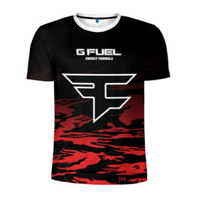 Мужская футболка 3D спортивная с принтом Faze clan - Jersey pro 2019 в городе Новоалтайск, 100% полиэстер с улучшенными характеристиками | приталенный силуэт, круглая горловина, широкие плечи, сужается к линии бедра | 0x000000123 | clan | csgo | faze | ксго | фейз