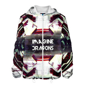 Мужская куртка 3D с принтом imagine dragons в городе Новоалтайск, ткань верха — 100% полиэстер, подклад — флис | прямой крой, подол и капюшон оформлены резинкой с фиксаторами, два кармана без застежек по бокам, один большой потайной карман на груди. Карман на груди застегивается на липучку | destiny | from | imagine dragons | metal death | rock | альтернатива | метал | рок | хард | хеви | электроникор