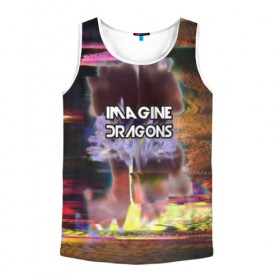 Мужская майка 3D с принтом Imagine Dragons в городе Новоалтайск, 100% полиэстер | круглая горловина, приталенный силуэт, длина до линии бедра. Пройма и горловина окантованы тонкой бейкой | destiny | from | imagine dragons | metal death | rock | альтернатива | метал | рок | хард | хеви | электроникор