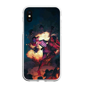 Чехол для iPhone XS Max матовый с принтом Бравл Старс в городе Новоалтайск, Силикон | Область печати: задняя сторона чехла, без боковых панелей | brawl stars | jessie | leon | spike | бравл старс | джесси | леон | спайк