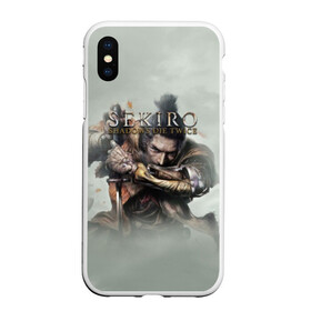 Чехол для iPhone XS Max матовый с принтом Sekiro Shadows Die Twice в городе Новоалтайск, Силикон | Область печати: задняя сторона чехла, без боковых панелей | Тематика изображения на принте: japan | sekiro | однорукий волк | самурай | секиро | сэнгоку | экшн | япония