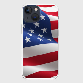 Чехол для iPhone 13 mini с принтом USA в городе Новоалтайск,  |  | usa | абстракция | америка | американский | герб | звезды | краска | символика сша | страны | сша | флаг | штаты