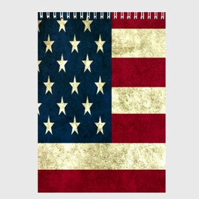 Скетчбук с принтом usa collection 2019 в городе Новоалтайск, 100% бумага
 | 48 листов, плотность листов — 100 г/м2, плотность картонной обложки — 250 г/м2. Листы скреплены сверху удобной пружинной спиралью | usa | абстракция | америка | американский | герб | звезды | краска | символика сша | страны | сша | флаг | штаты