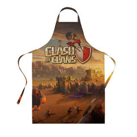 Фартук 3D с принтом Clash of Clans в городе Новоалтайск, 100% полиэстер | общий размер — 65 х 85 см, ширина нагрудника — 26 см, горловина — 53 см, длина завязок — 54 см, общий обхват в поясе — 173 см. Принт на завязках и на горловине наносится с двух сторон, на основной части фартука — только с внешней стороны | base | clan wars | coc | hall | hog rider | royale | town | trap | база | гоблин | золото | клеш оф кленс | кок | крепость | кристаллы | трофей | эликсир