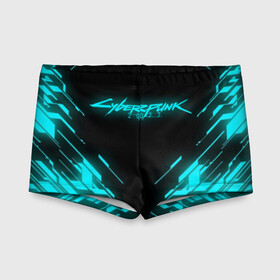 Детские купальные плавки 3D с принтом CYBERPUNK 2077 NEON / НЕОН в городе Новоалтайск, Полиэстер 85%, Спандекс 15% | Слитный крой, подклад по переду изделия, узкие бретели | Тематика изображения на принте: 2019 | cd project red | cyberpunk 2077 | future | hack | night city | samurai | sci fi | андроиды | безумие | будущее | киберпанк 2077 | логотип | роботы | самураи | фантастика | цифры