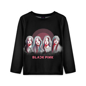 Детский лонгслив 3D с принтом BlackPink в городе Новоалтайск, 100% полиэстер | длинные рукава, круглый вырез горловины, полуприлегающий силуэт
 | black | blackpink | chae | jennie | jisoo | k pop | kim | lalisa | lisa | manoban | park | pink | rose | young | дженни | джису | ён | ким | лалиса | лиса | манобан | пак | розэ | че