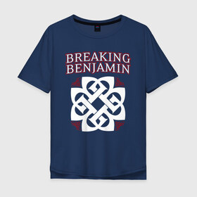 Мужская футболка хлопок Oversize с принтом Breaking Benjamin в городе Новоалтайск, 100% хлопок | свободный крой, круглый ворот, “спинка” длиннее передней части | breaking benjamin | dark before dawn | dear agony | phobia | saturate | we are not alone | бенджамин бернли | группы | метал | музыка | рок | хард рок