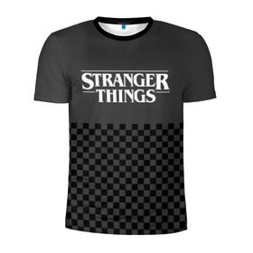 Мужская футболка 3D спортивная с принтом STRANGER THINGS Gray в городе Новоалтайск, 100% полиэстер с улучшенными характеристиками | приталенный силуэт, круглая горловина, широкие плечи, сужается к линии бедра | 11 | 3 сезон | eleven | logo | netflix | stranger | things | дела | крайне | лого | логотип | одинадцать | одиннадцать | очень | события | странные | стренджер