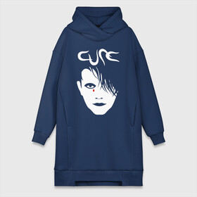 Платье-худи хлопок с принтом The Cure в городе Новоалтайск,  |  | cure | robert james smith | the cure | готик рок | группы | музыка | постпанк | роберт смит | рок