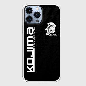Чехол для iPhone 13 Pro Max с принтом KOJIMA PRODUCTIONS в городе Новоалтайск,  |  | bridges | death stranding | fragile express | games | kojima | kojima productions | logo | ludens | игры | кодзима | лого | люденс