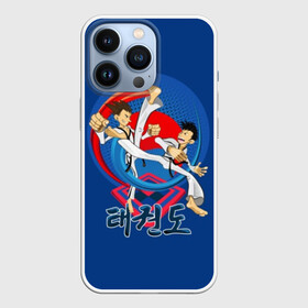 Чехол для iPhone 13 Pro с принтом Taekwondo в городе Новоалтайск,  |  | Тематика изображения на принте: art | attack | black | fight | fighters | hieroglyphs | jump | korean | martial arts | men | sport | style | taekwondo | wrestling | атака | боевое | бойцы | борьба | единоборства | иероглифы | искусство | кимоно | мужчины | поединок | пояса | прыжок | ра