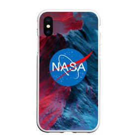 Чехол для iPhone XS Max матовый с принтом NASA в городе Новоалтайск, Силикон | Область печати: задняя сторона чехла, без боковых панелей | galaxy | nasa | space | space company | star | астрономия | галактика | звезды | космическая компания | космос | наса