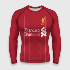 Мужской рашгард 3D с принтом Salah home 19 20 в городе Новоалтайск,  |  | champions | england | league | liverpool | premier | salah | англия | ливерпуль | лига | мохаммед | салах | чемпионов