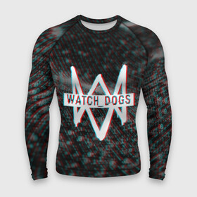 Мужской рашгард 3D с принтом WATCH DOGS в городе Новоалтайск,  |  | action | ct os | ded sec | fox | gamer | glitch | hacker | player | watch dogs | watch dogs 2 | глитч | знак лиса | игра | компьютерная игра | хакер