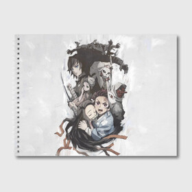 Альбом для рисования с принтом Kimetsu no Yaiba в городе Новоалтайск, 100% бумага
 | матовая бумага, плотность 200 мг. | blade | blade of demon | demon | demon slayer | kimetsu | kimetsu no yaiba | slayer | yaiba | клинок | клинок рассекающий демонов | рассекающий демонов