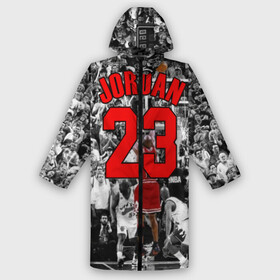 Дождевик унисекс 3D с принтом MICHAEL JORDAN | 23 | МАЙКЛ ДЖОРДАН в городе Новоалтайск,  |  | Тематика изображения на принте: 23 | bulls | chicago bulls | jordan | logo | michael jordan | nba | paris saint germain | psg | red | sport | быки | джордан | лого | майкл джордан | псг | спорт | чигаго буллс